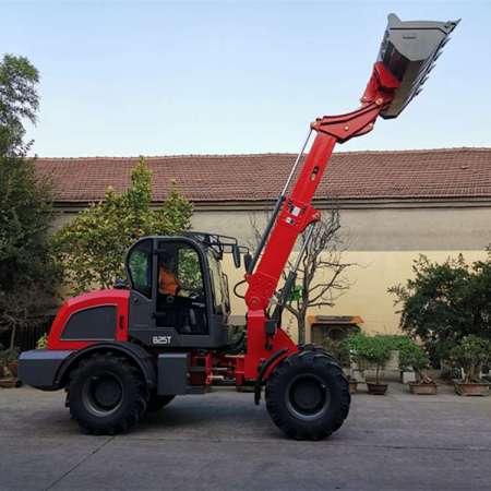 CE Mini 2Ton 1m3 Capacity Load Wheel Telescopic Boom Loader